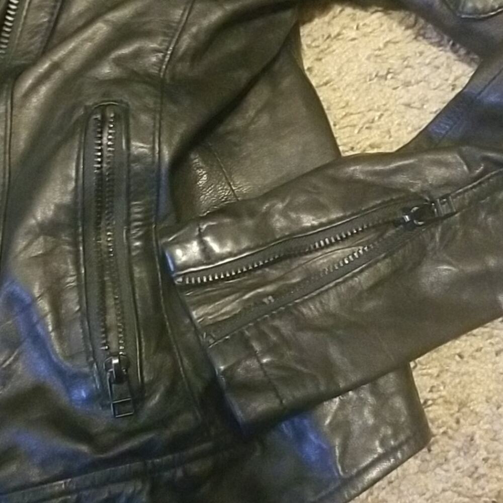 Affliction Limited Edition Black leather jacket - Picture 5 of 10